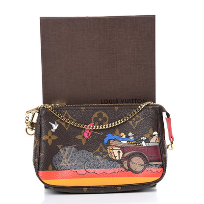Louis Vuitton Monogram 2015 Christmas Animation Mini Pochette Accessories 8 of 8