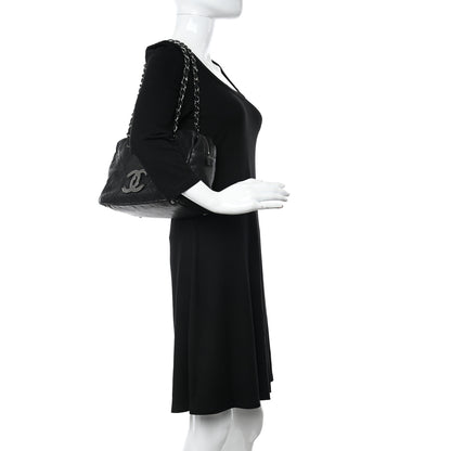 Chanel Calfskin Small Diamond Stitch Tote Black 2 of 15