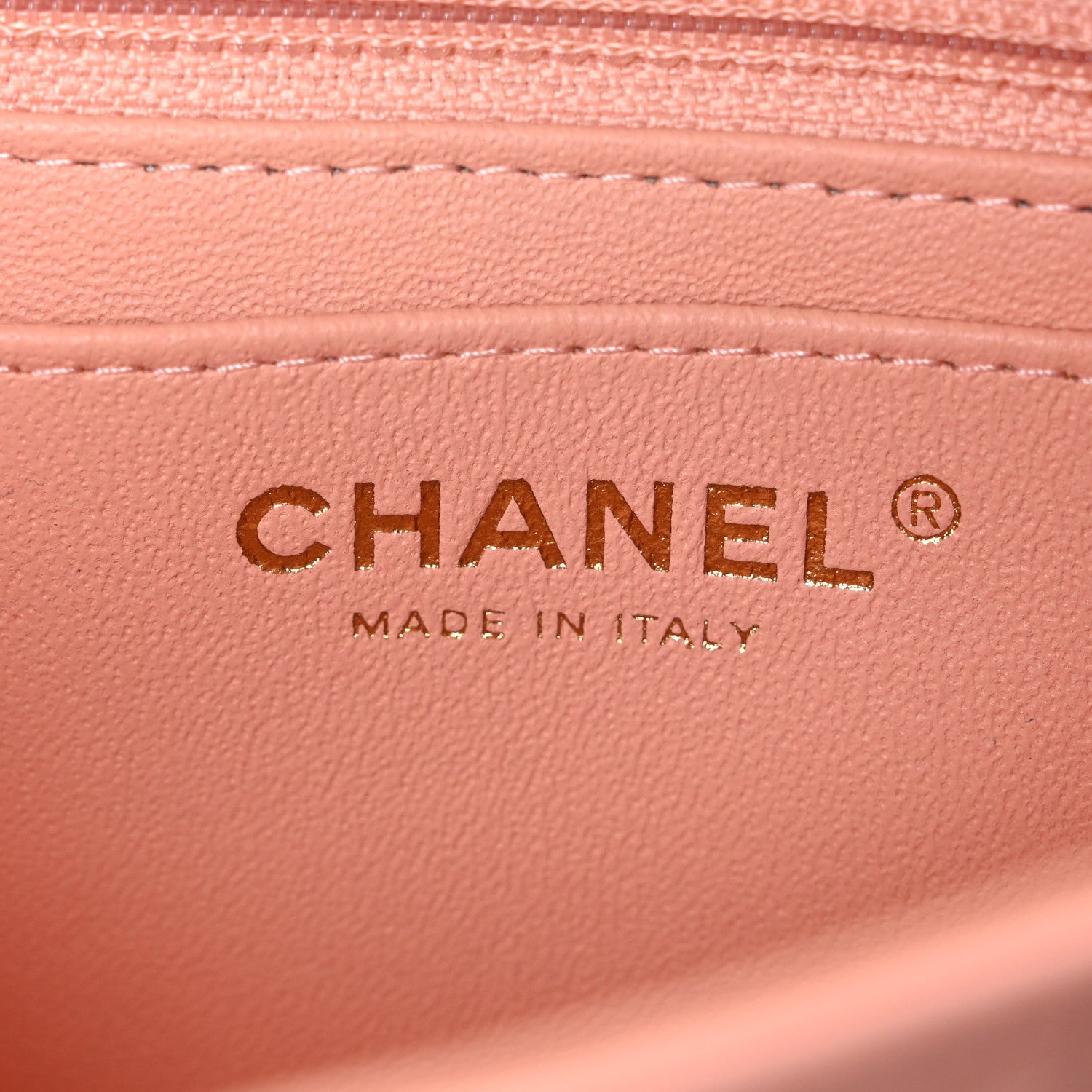 Chanel Lambskin Quilted Mini Rectangular Flap Light Pink 6 of 10
