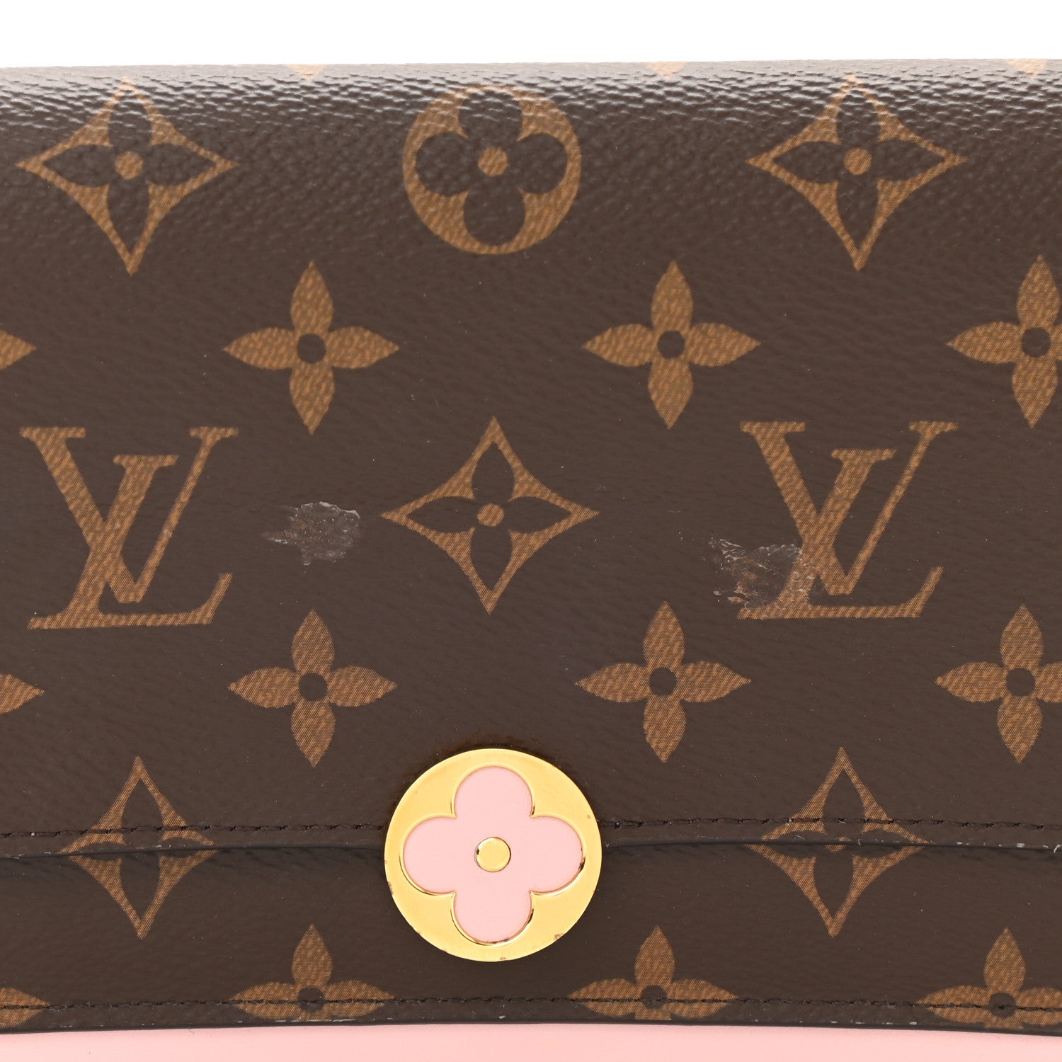 Louis Vuitton Monogram Flore Chain Wallet Rose Ballerine 9 of 9