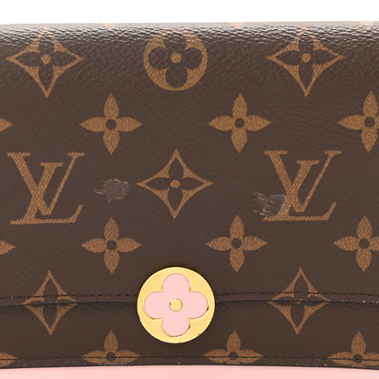 Louis Vuitton Monogram Flore Chain Wallet Rose Ballerine 9 of 9