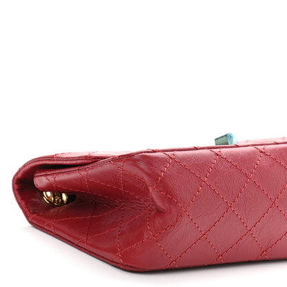 Chanel Aged Calfskin Quilted 2.55 Reissue Mini Flap Red 9 of 11