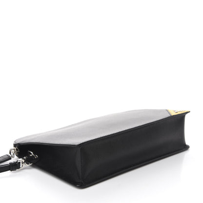 Prada Saffiano Travel Wristlet Clutch Black 4 of 11