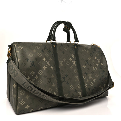 Louis Vuitton Monogram Surplus Keepall Bandouliere 50 Khaki Green 2 of 9