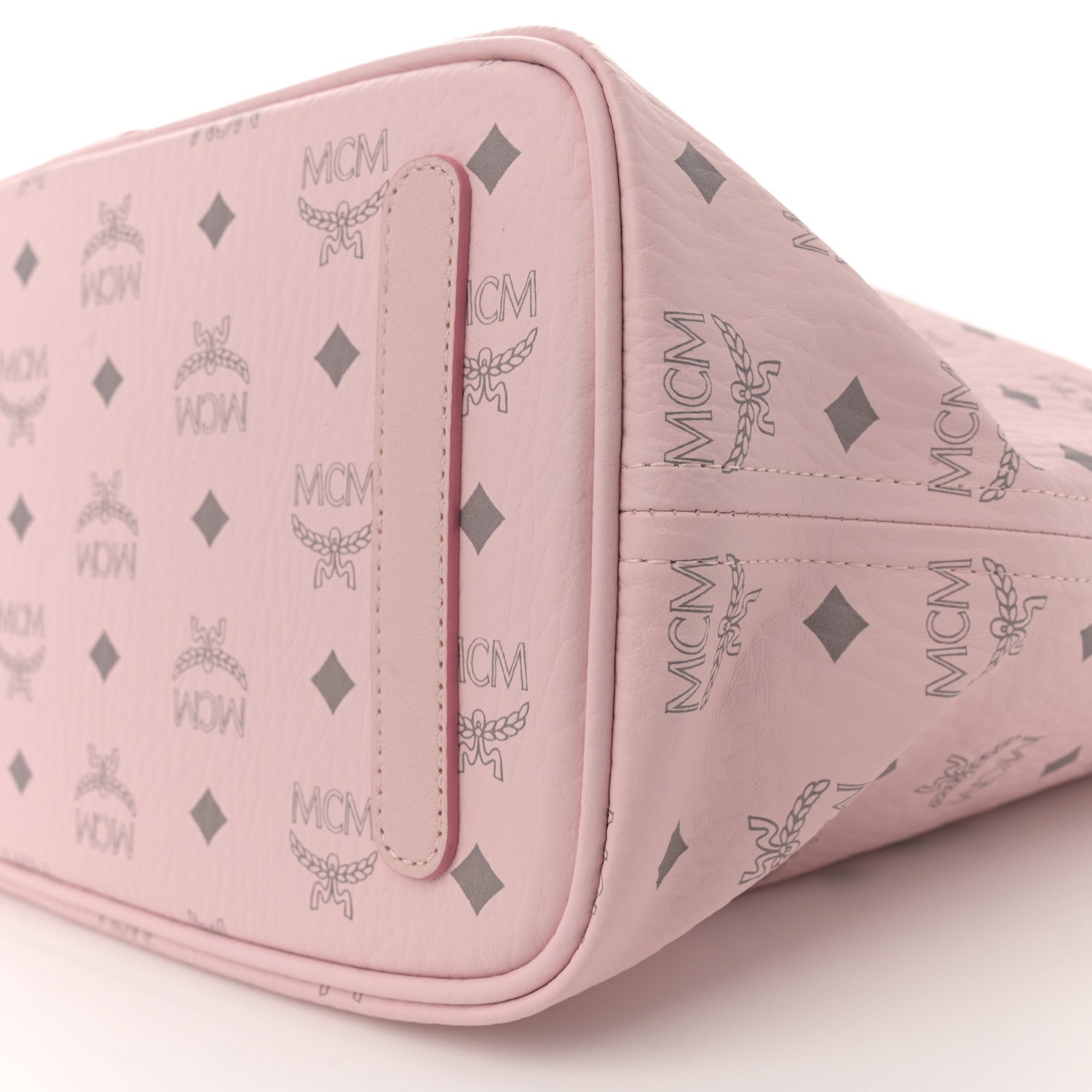 MCM Visetos Medium Liz Reversible Shopper Tote Powder Pink 15 of 16