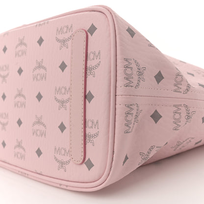 MCM Visetos Medium Liz Reversible Shopper Tote Powder Pink 15 of 16