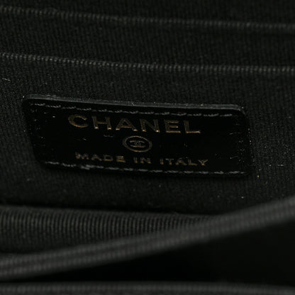 Chanel Calfskin Quilted Mini Maxi Pearls Wallet On Chain WOC Black 6 of 11