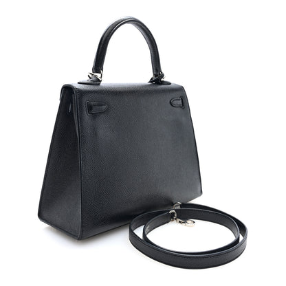 Hermes Epsom Kelly Sellier 25 Black 3 of 10