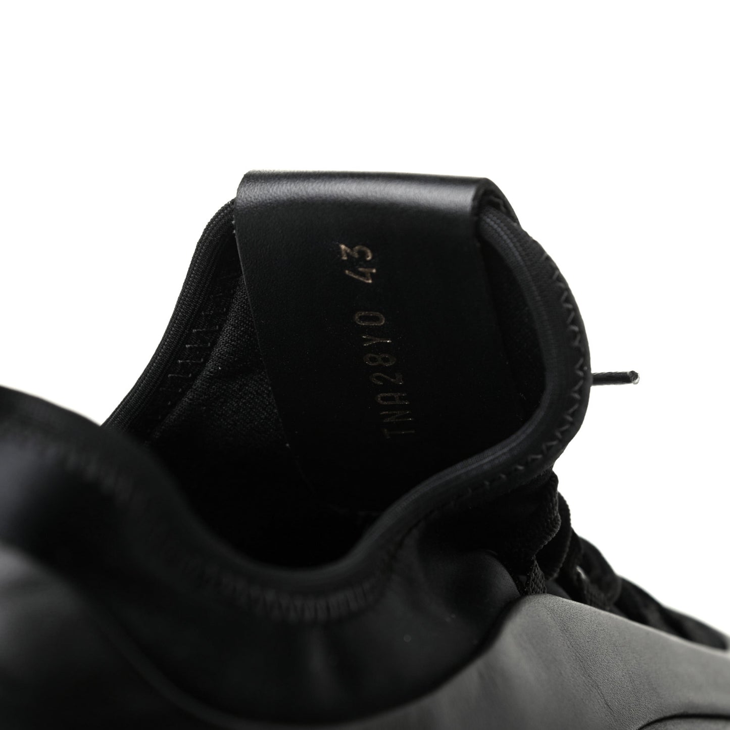 Nylon Rubber Calfskin Mens Soul AM Sneakers 39 Black