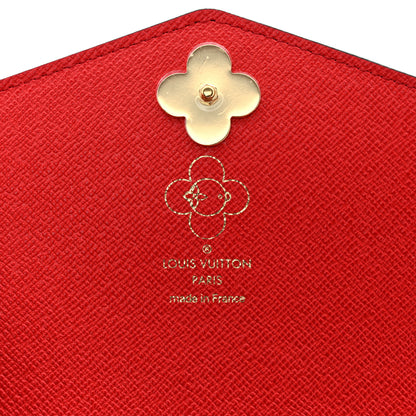 Louis Vuitton Monogram Candy Factory Sarah Wallet Candy Red 6 of 7