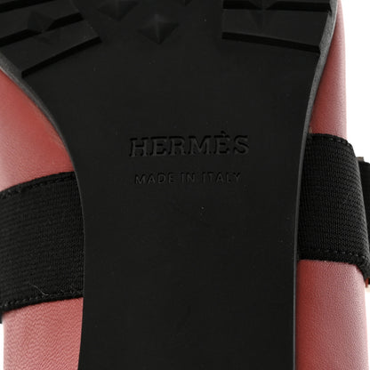 Hermes Nappa Elastic Mary Jane Pumps 37.5 6 of 9