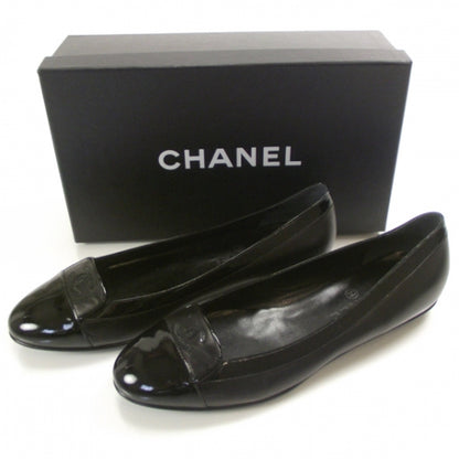 Chanel Patent Classic CC Flats 40 Black 4 of 9