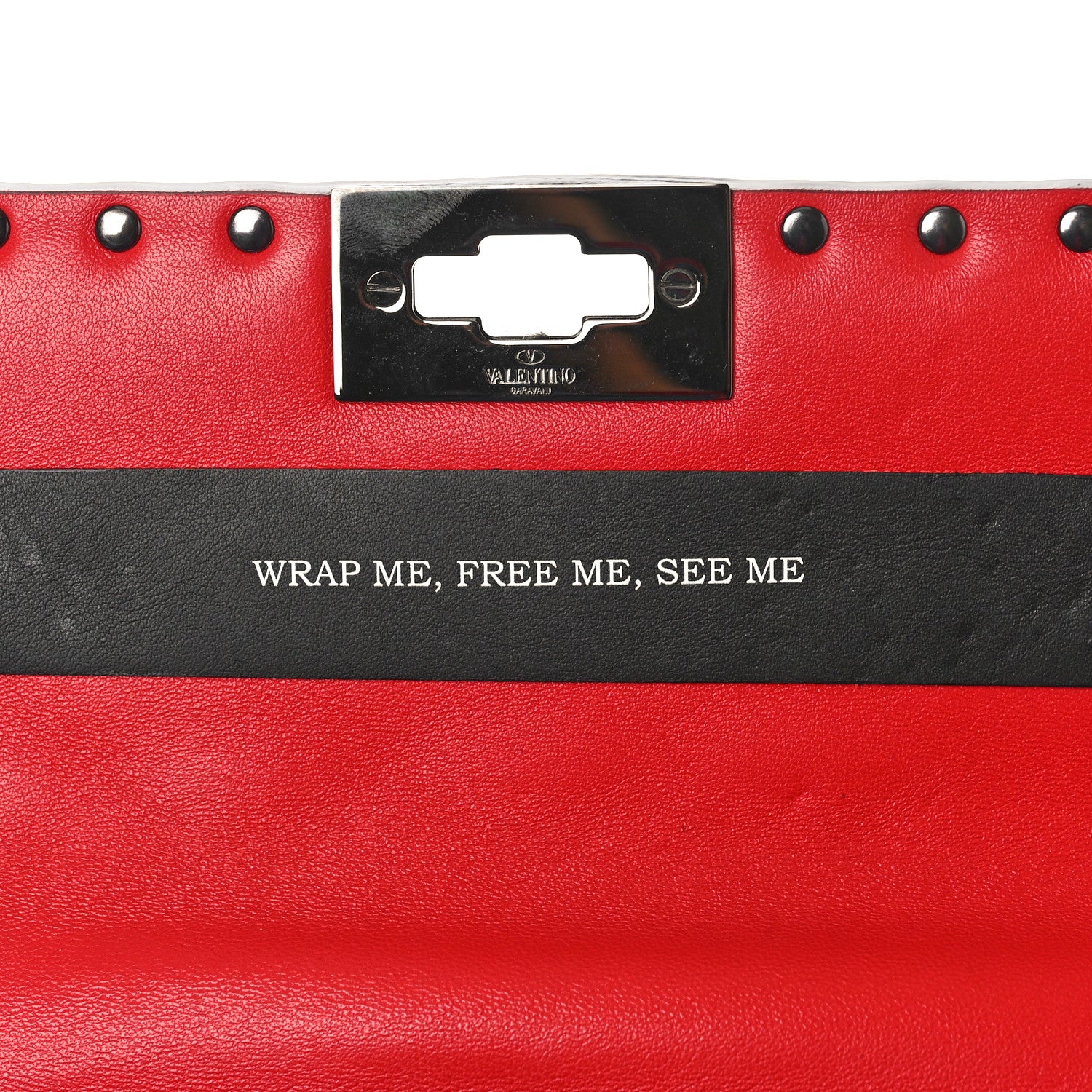 Valentino Garavani X UNDERCOVER Lambskin Sequin Rose Medium Rockstud Spike Shoulder Bag Black 7 of 10