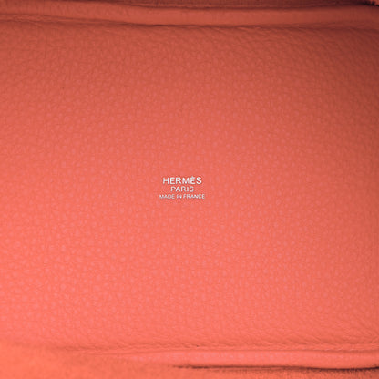 Hermes Taurillon Clemence Picotin Lock 18 PM Rose Texas 5 of 11