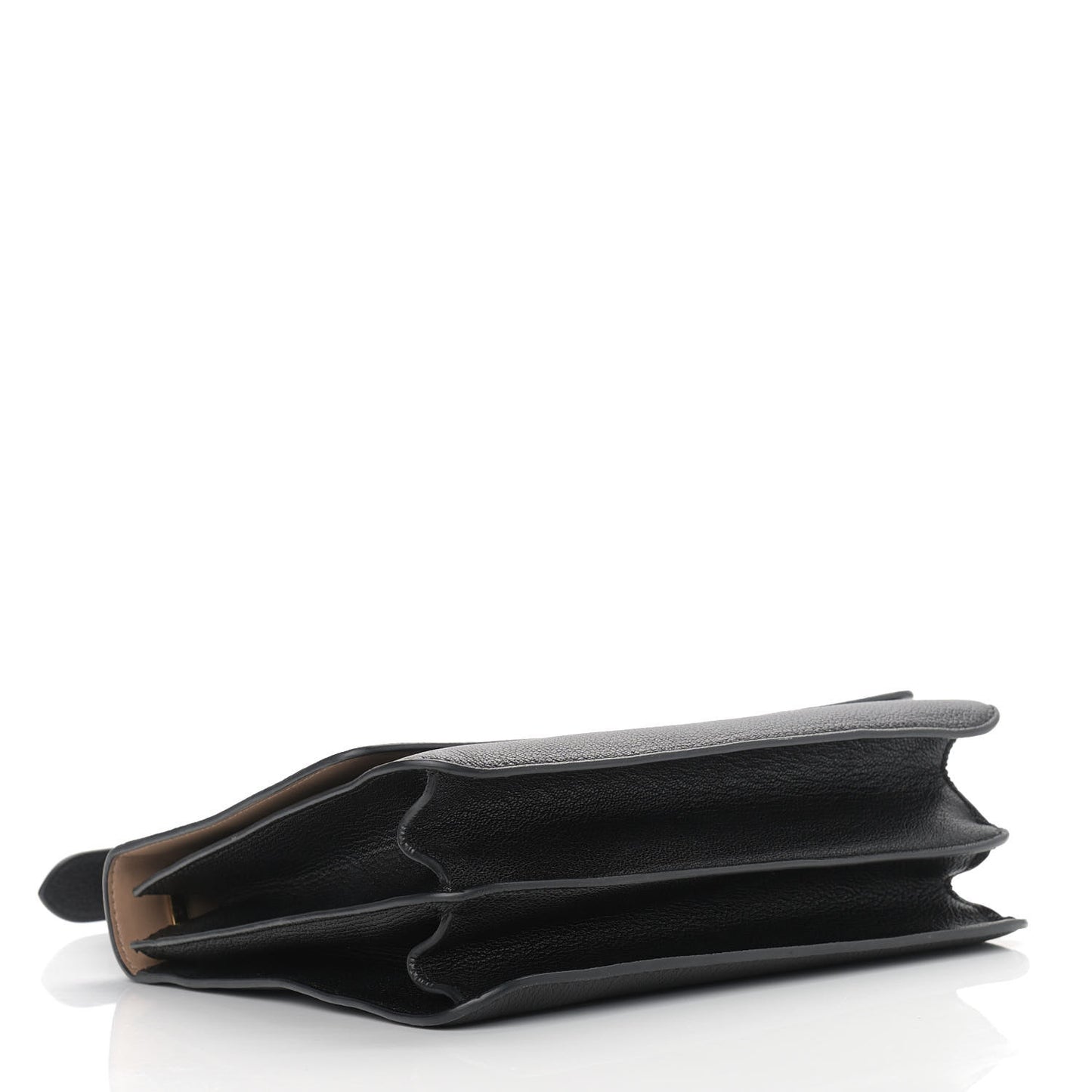 Grained Calfskin Medium TB Bag Black