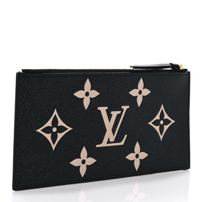 Louis Vuitton Empreinte Monogram Giant Crafty Pochette Felicie Zippered Insert Black 3 of 6