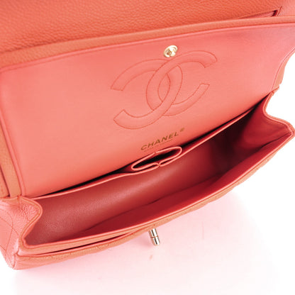 Chanel Caviar Quilted Medium Double Flap Pink 5 of 8