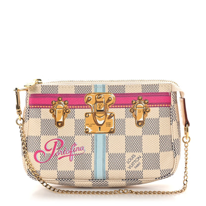 Louis Vuitton Damier Azur Summer Trunks Portofino Mini Pochette Accessories 1 of 9