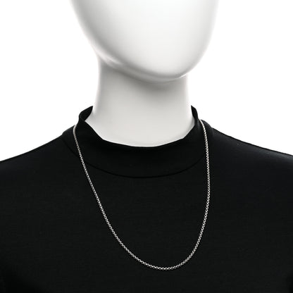 David Yurman Sterling Silver 2.5mm Small Box Chain Necklace 22" 2 of 4