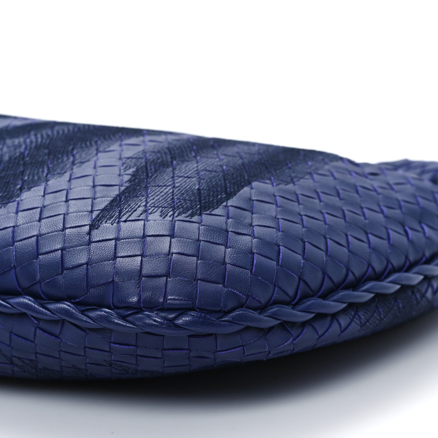Bottega Veneta Embroidered Nappa Intrecciato Large Veneta Hobo Atlantic 10 of 11