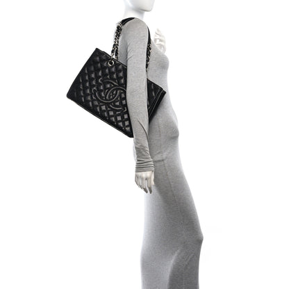 Chanel Caviar Quilted Grand Shopping Tote GST Black 2 of 10