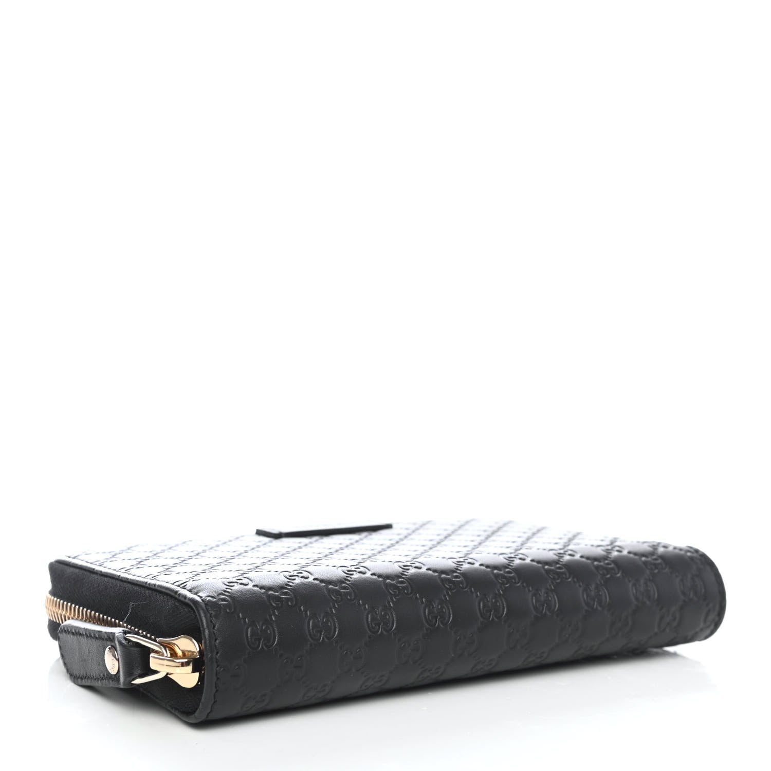 Gucci Soft Microguccissima Zip Around Organizer Wallet Black 3 of 4