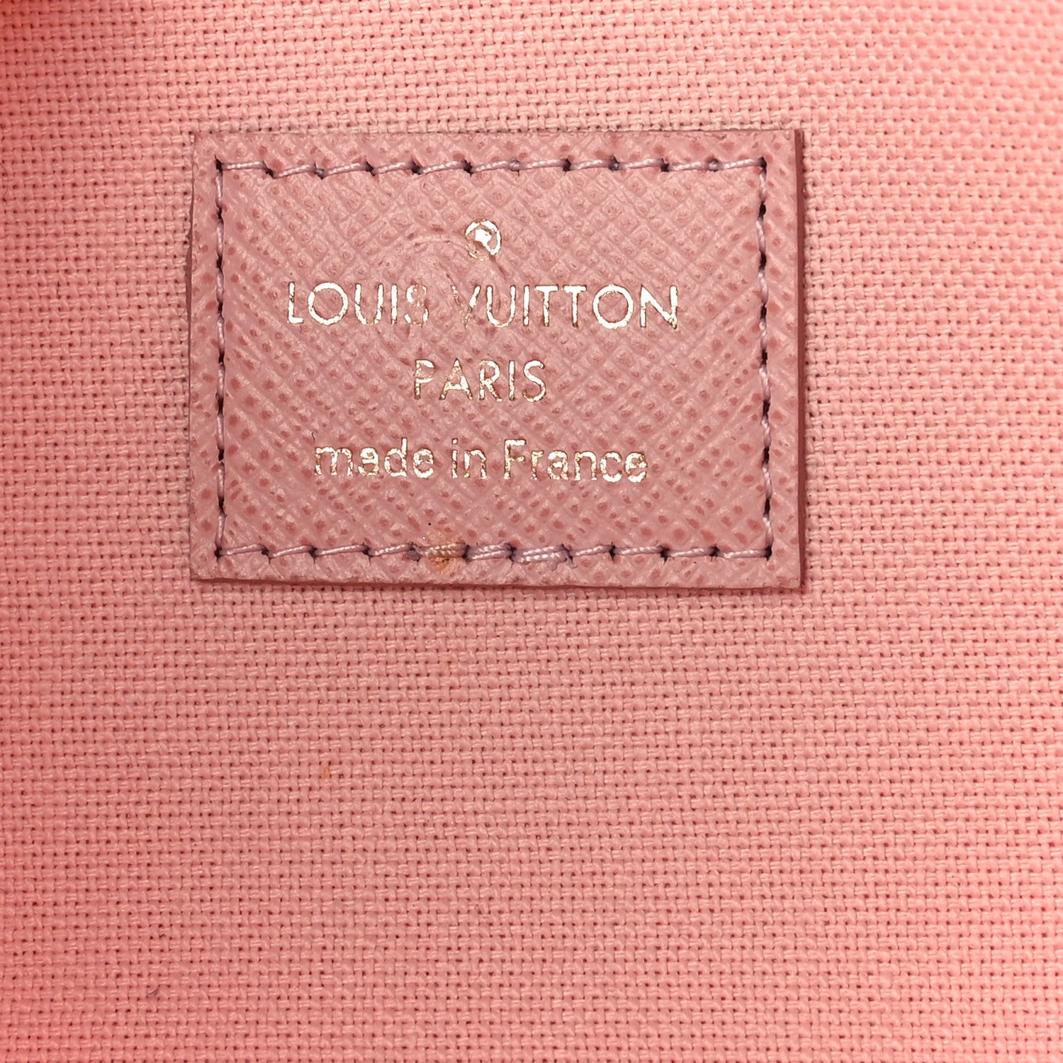 Louis Vuitton Damier Azur Pochette Felicie Chain Wallet Rose Ballerine 9 of 14