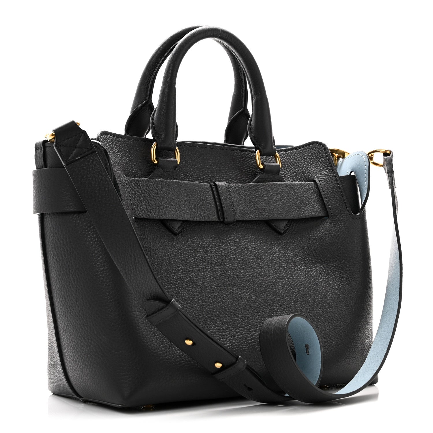 Burberry Marais Calfskin Small Belt Bag Charcoal Grey 3 of 9
