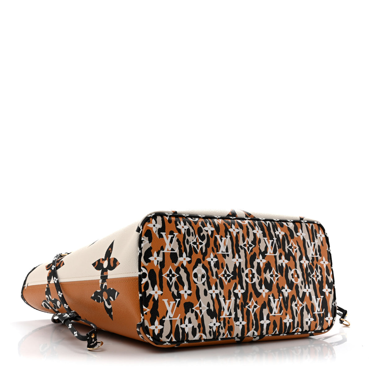 Louis Vuitton Monogram Giant Jungle Neverfull MM Ivory 4 of 10