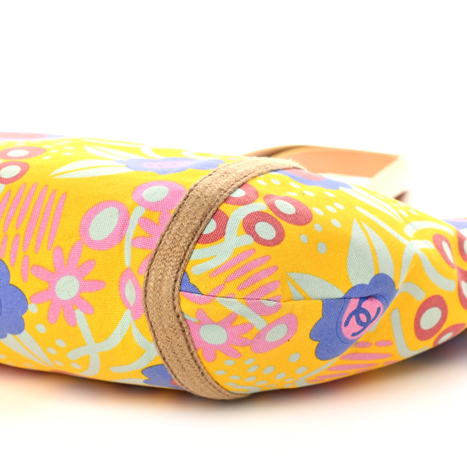 Chanel Canvas Printed Tote Multicolor 10 of 14