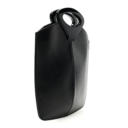 Louis Vuitton Epi Demi Lune Tote Black 3 of 10