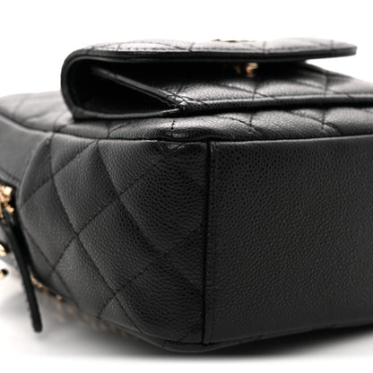 Chanel Caviar Quilted CC Mini Classic Backpack Black 8 of 10