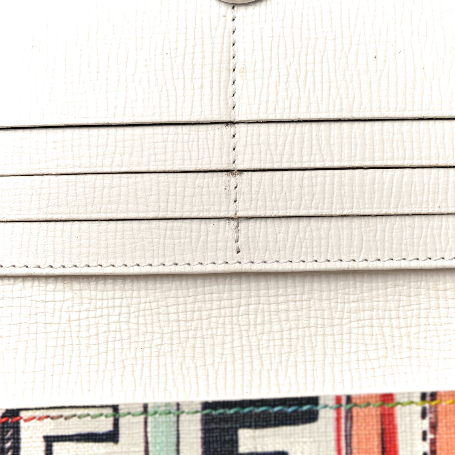 Fendi Zucca Spalmati FF Multicolor Continental Wallet White 12 of 16