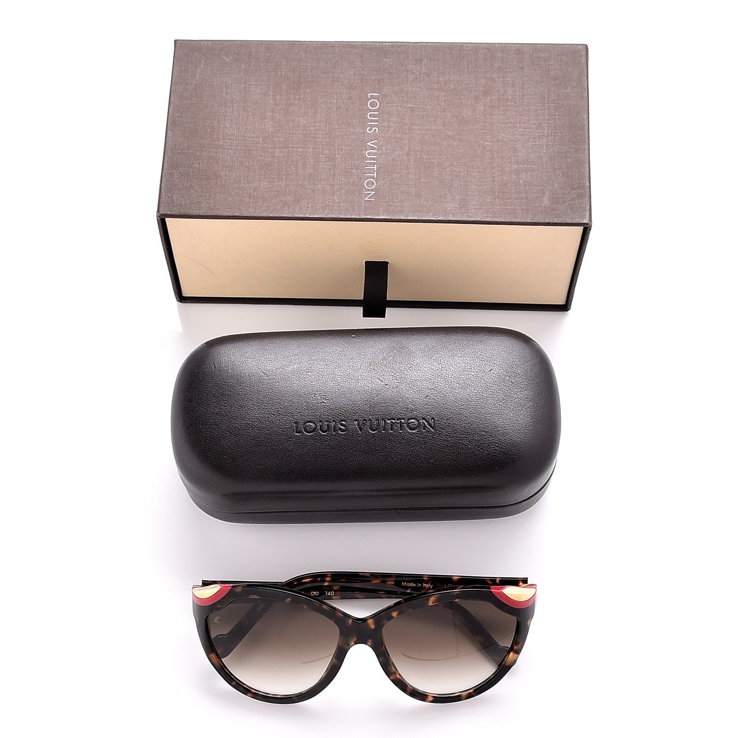 Louis Vuitton Ivy Cat Sunglasses Z0736W Tortoise 8 of 8