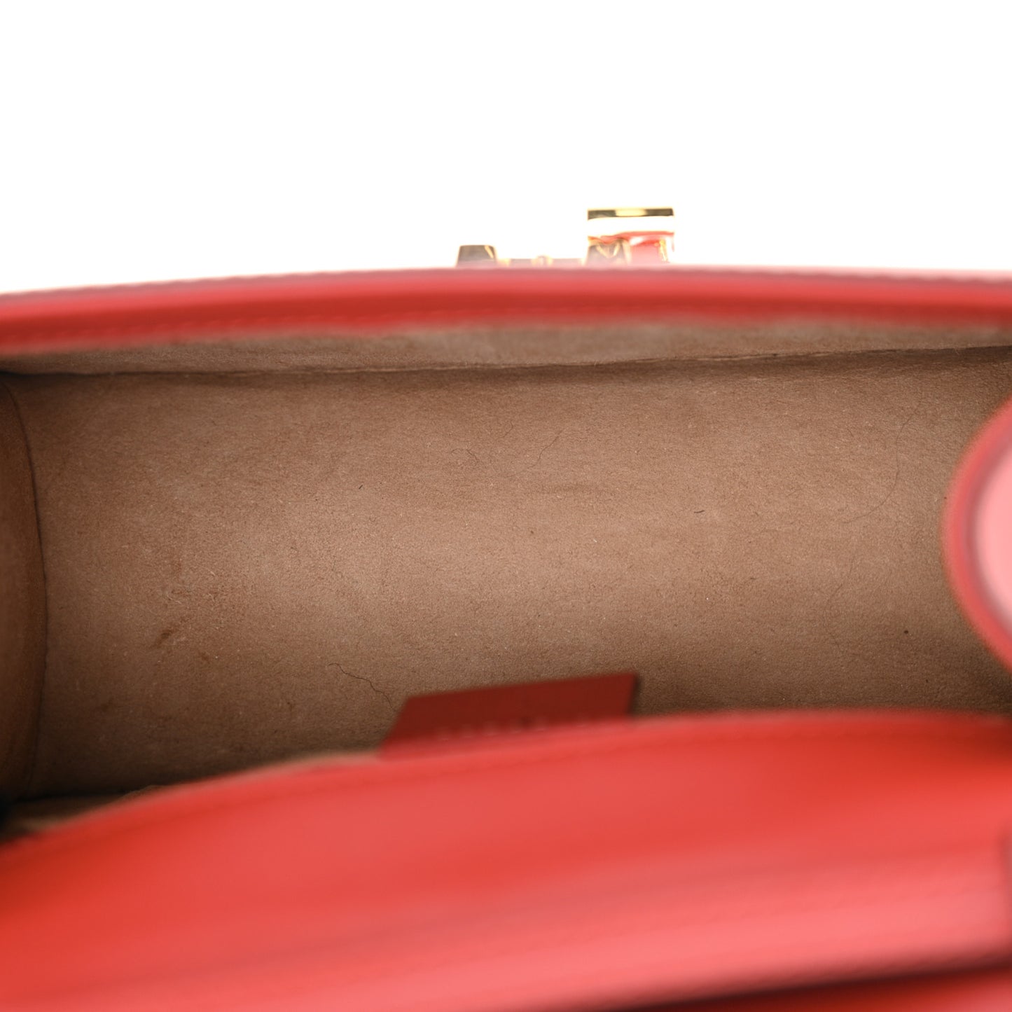 Calfskin Mini Sylvie Top Handle Bag Hibiscus Red