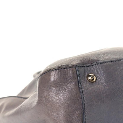 Fendi Vitello Acqua Large Twins Tote Grigio Scuro 12 of 24