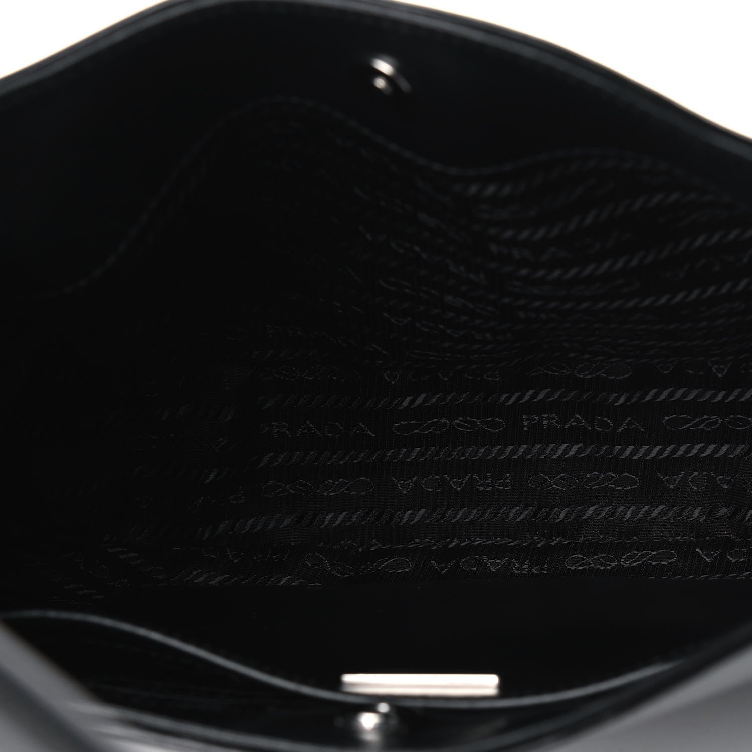 Prada Spazzolato Cleo Shoulder Bag Black 4 of 7