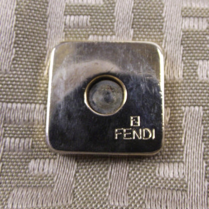 Fendi Zucchino Shoulder Bag Beige 9 of 10