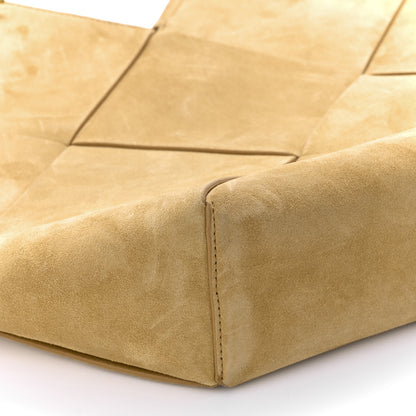 Bottega Veneta Suede Maxi Intrecciato Tote Cane Sugar Tapioca 11 of 12