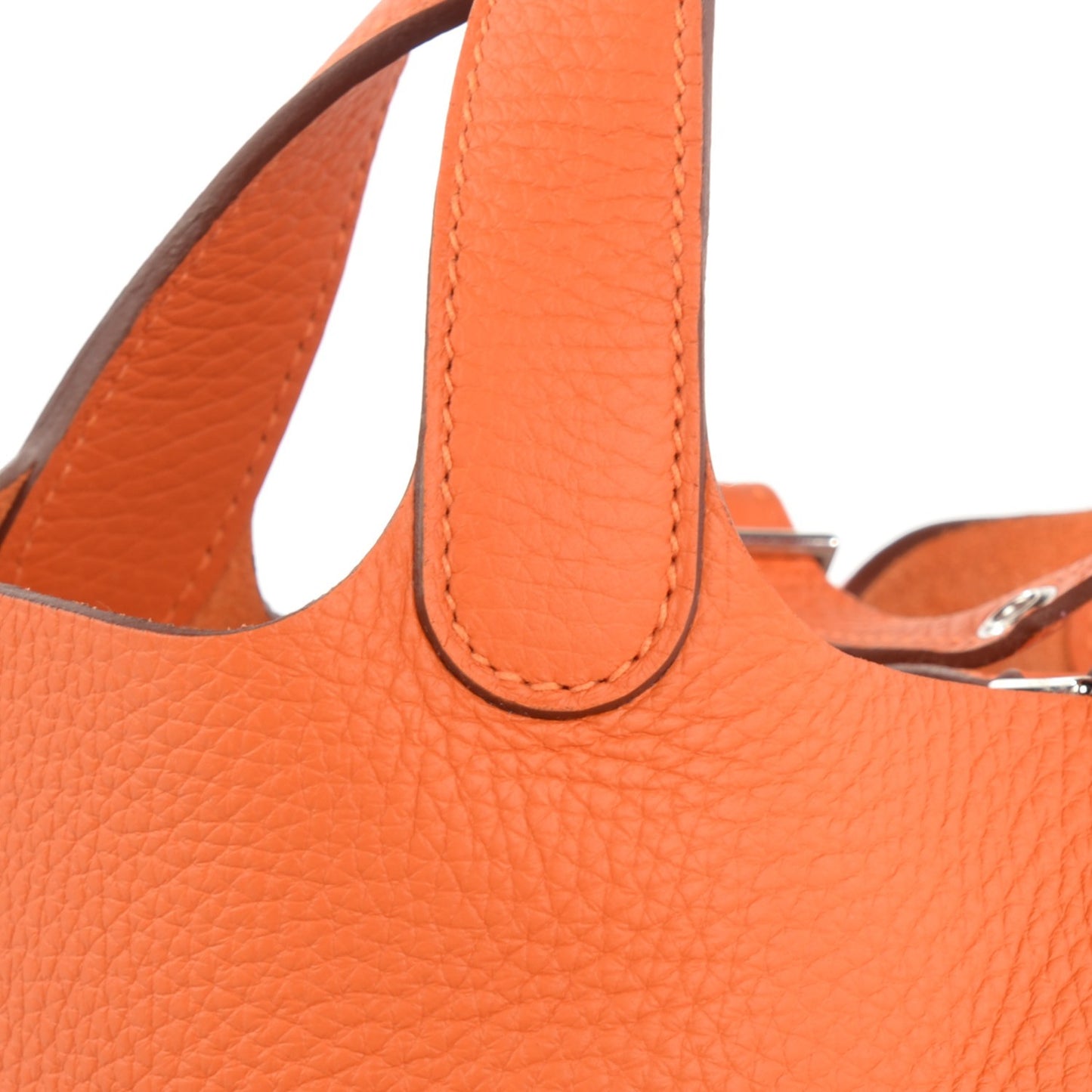 Taurillon Clemence Picotin Lock TPM Orange