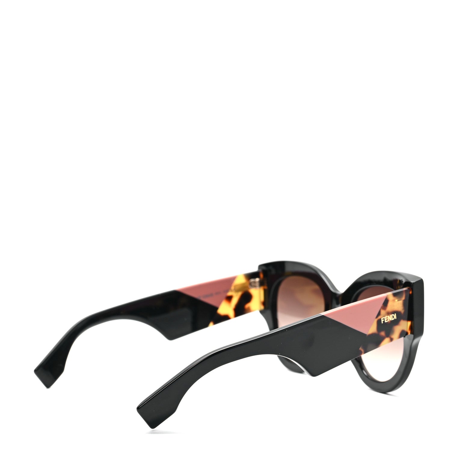 Fendi Acetate Facets Oversized Sunglasses FF 0264/S Havana 4 of 6