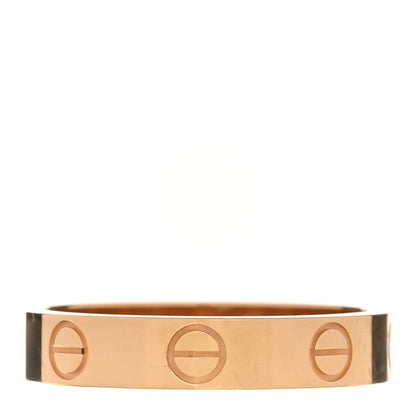 Cartier 18K Yellow Gold 3.5mm LOVE Wedding Band Ring 51 5.75 1 of 4
