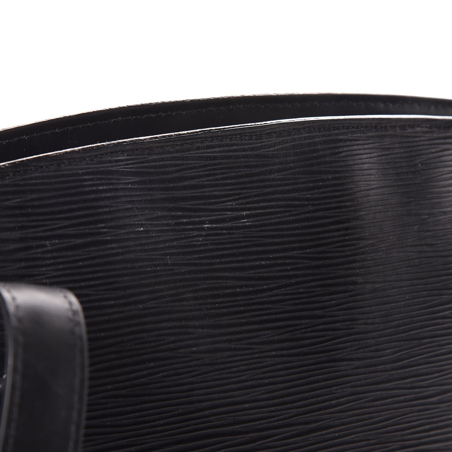 Epi Saint Jacques PM Long Straps Black