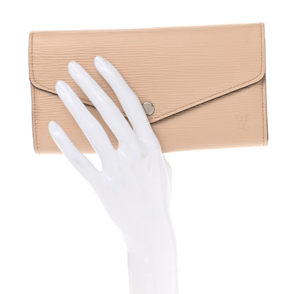 Louis Vuitton Epi Sarah Wallet NM Dune 2 of 7