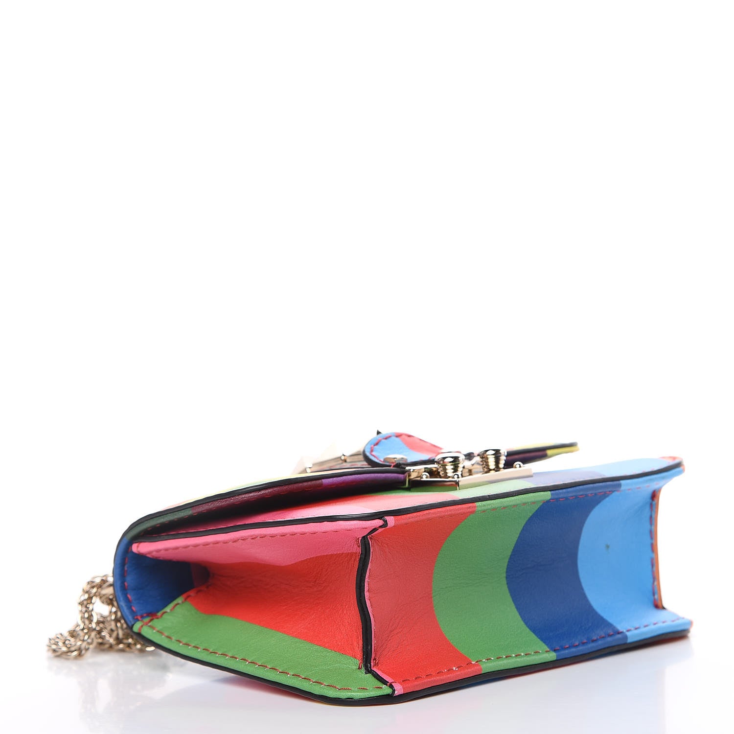 Valentino Garavani Vitello 1973 Mini Glam Lock Rockstud Flap Multicolor 4 of 12