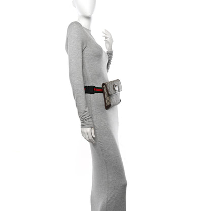 Gucci GG Supreme Monogram Neo Vintage Web Belt Bag Brown 2 of 12