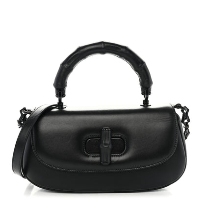 Gucci Calfskin Medium Bamboo Diva Black 1 of 10