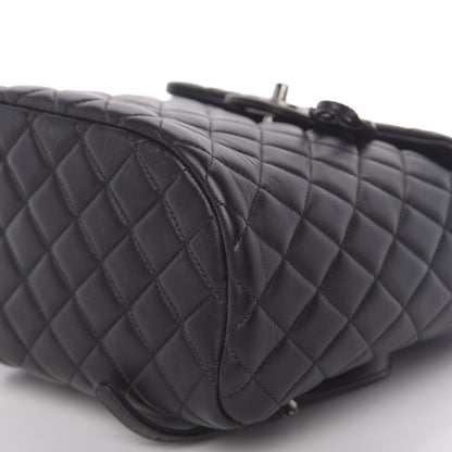 Chanel Lambskin Quilted Small Urban Spirit Backpack Black 8 of 9