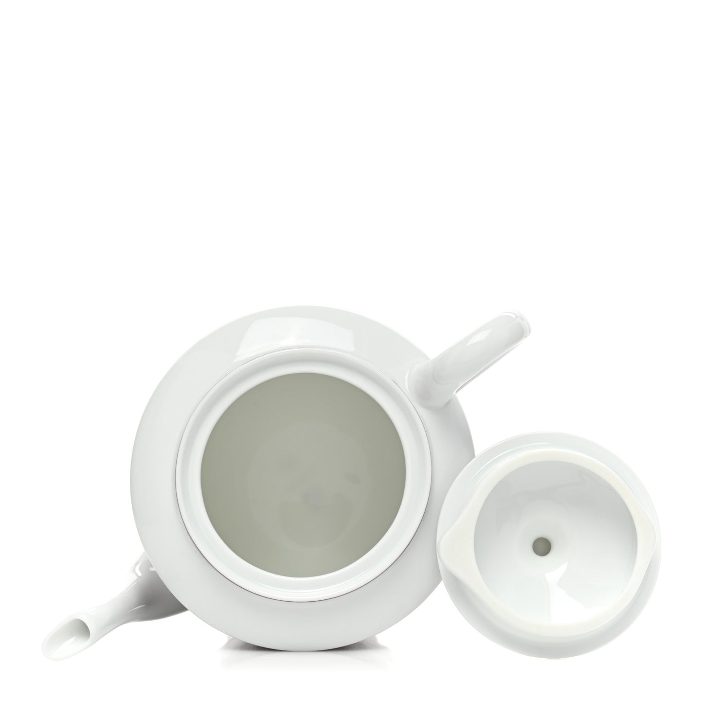 Porcelain H Deco Coffee/Tea Pot Rouge