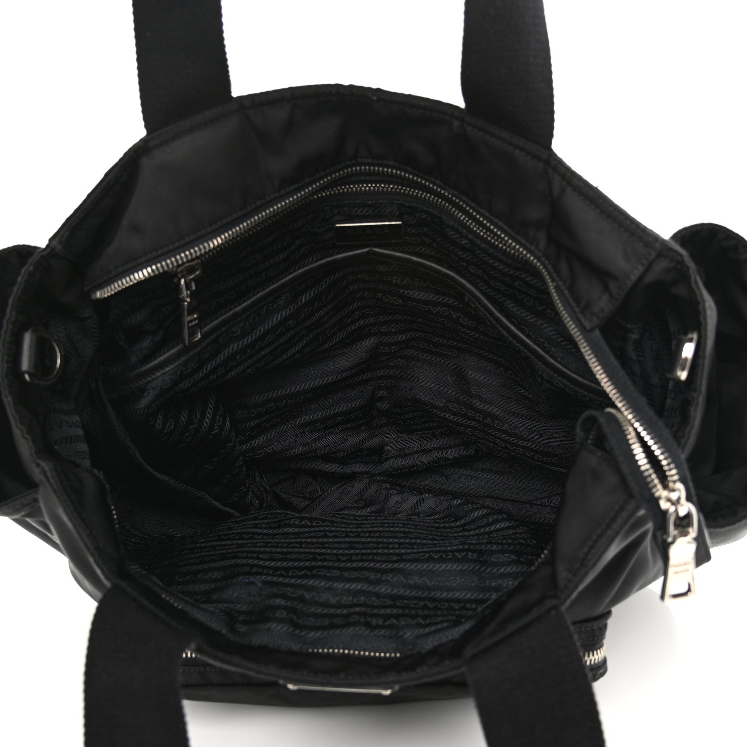 Prada Tessuto Nylon Diaper Bag Black 4 of 13